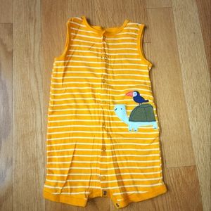 Carter's 24M Sleeveless Button Fron Romper